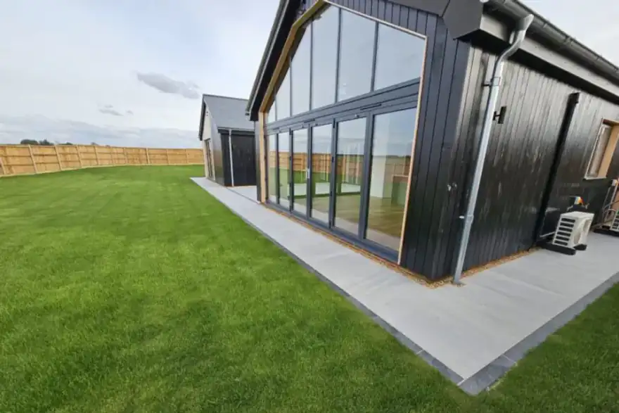 Artificial grass installation by Breckland Paving & Landscaping