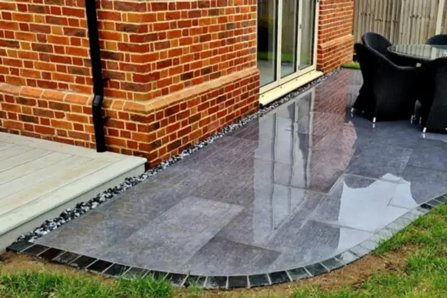 Artificial grass installation by Breckland Paving & Landscaping