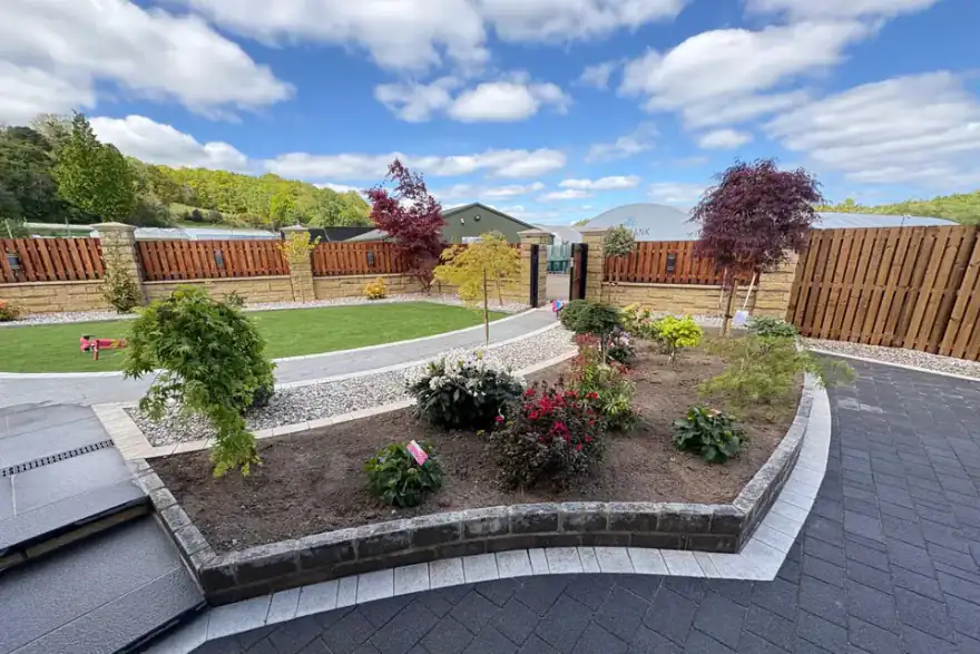 Artificial grass installation by Briarlea Landscapes