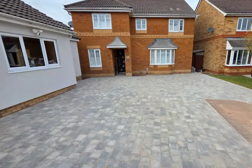 Artificial grass installation by Brickright