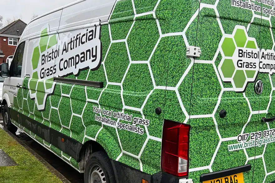 Artificial grass installation by Bristol Artificial Grass Company