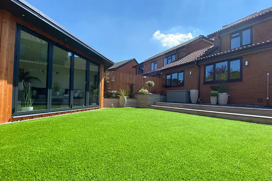 Artificial grass installation by Bristol Artificial Grass Company