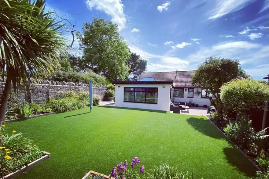 Artificial grass installation by Bristol Artificial Lawns