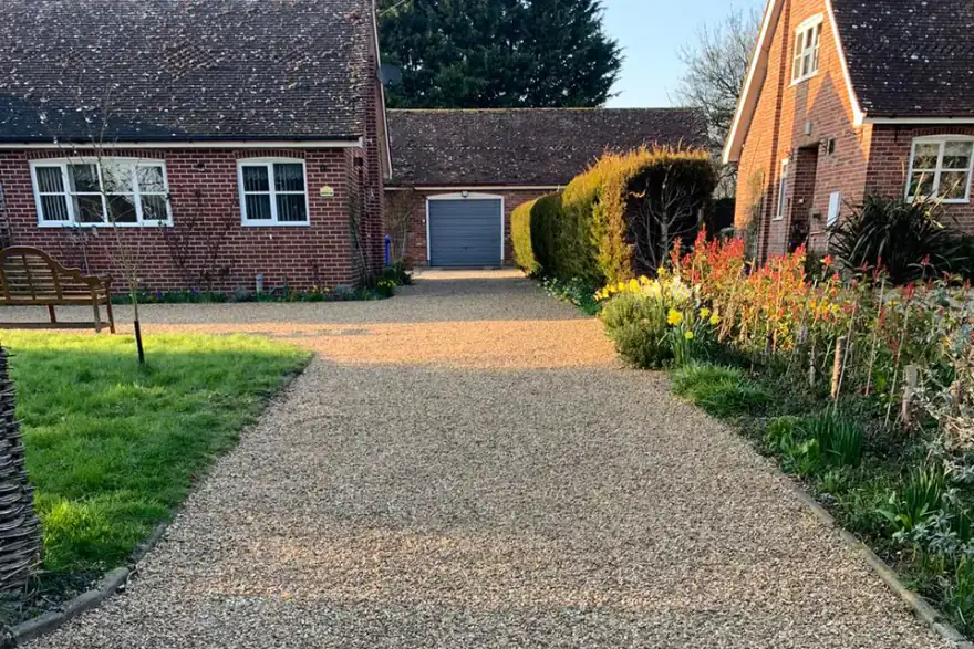 Artificial grass installation by Cambridge Driveway Contractors