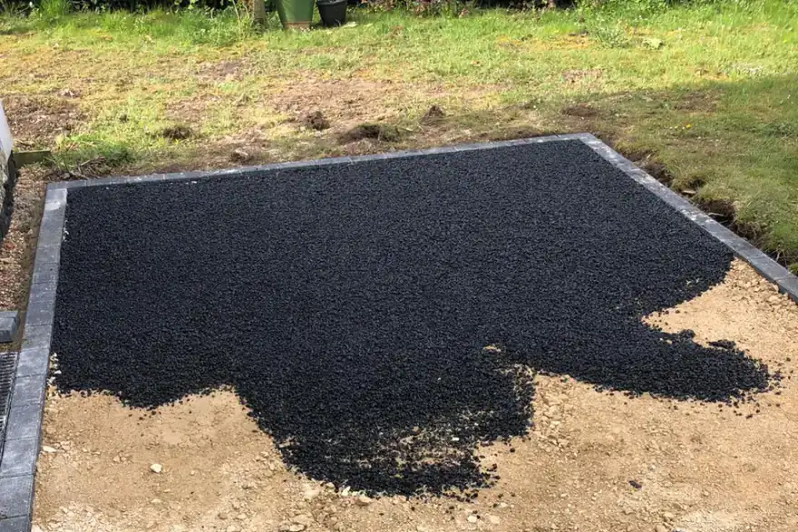 Artificial grass installation by Cambridge Resin and Stone