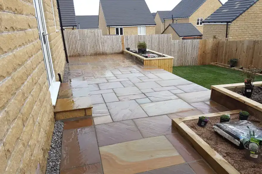 Artificial grass installation by Candrgardenconstruction