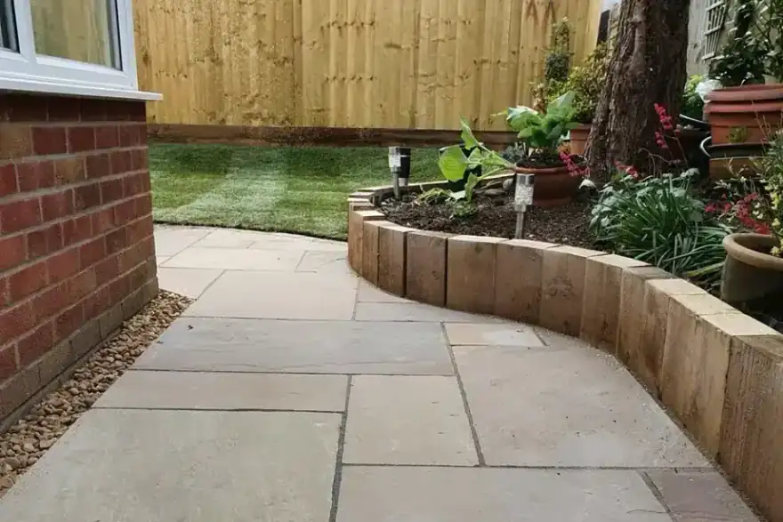 Artificial grass installation by Capital driveways and landscaping