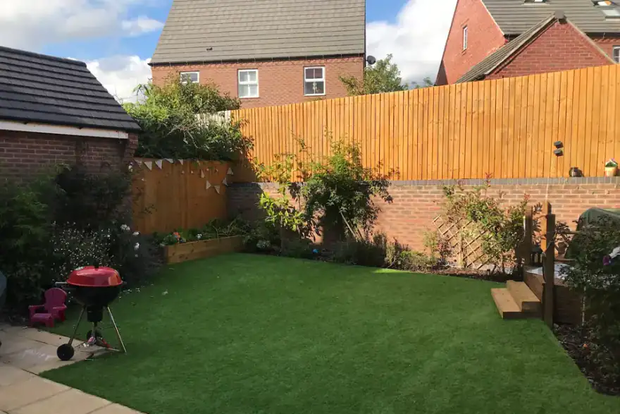 Artificial grass installation by CDS Warwickshire