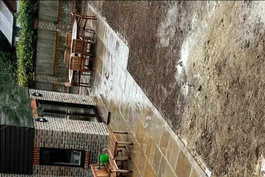 Artificial grass installation by Chichester Gardens Ltd