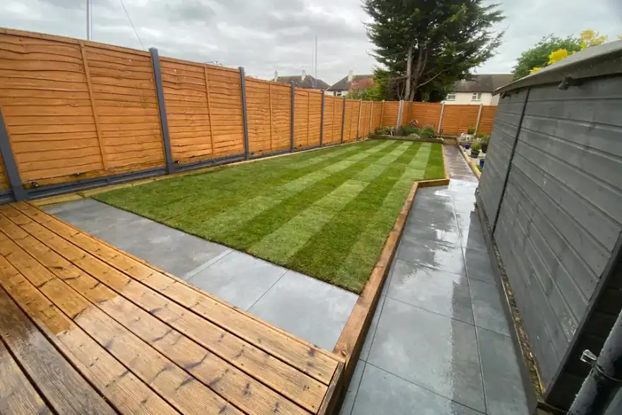 Artificial grass installation by Clifton Landscaping