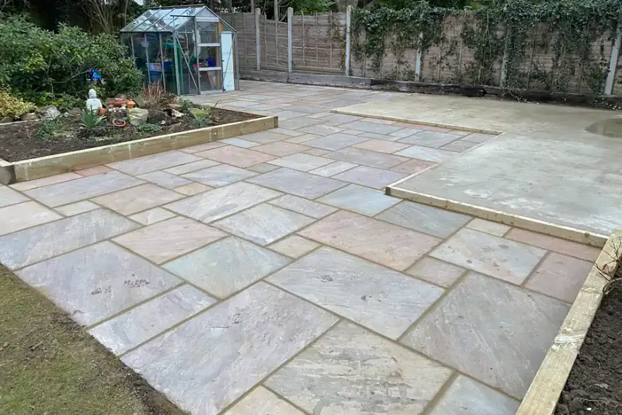 Artificial grass installation by Clifton Landscaping