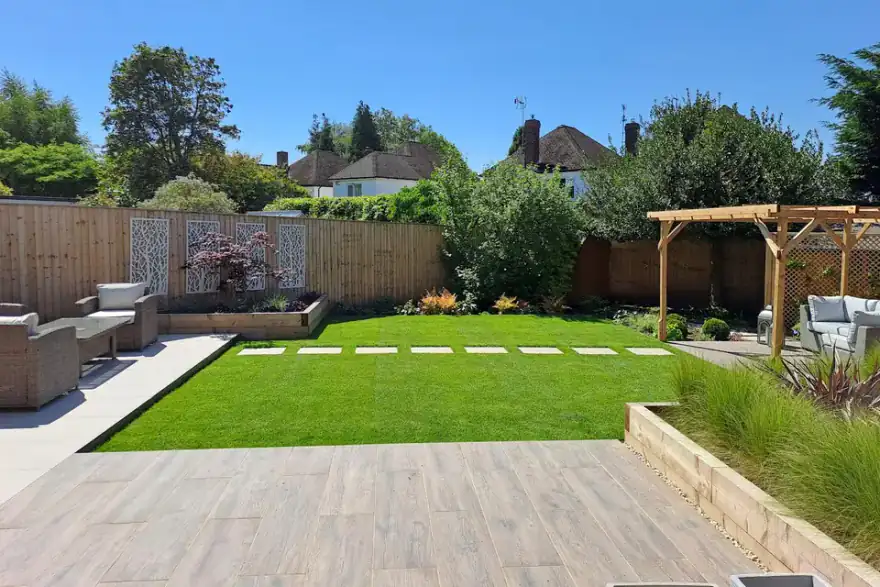 Artificial grass installation by Contact Us