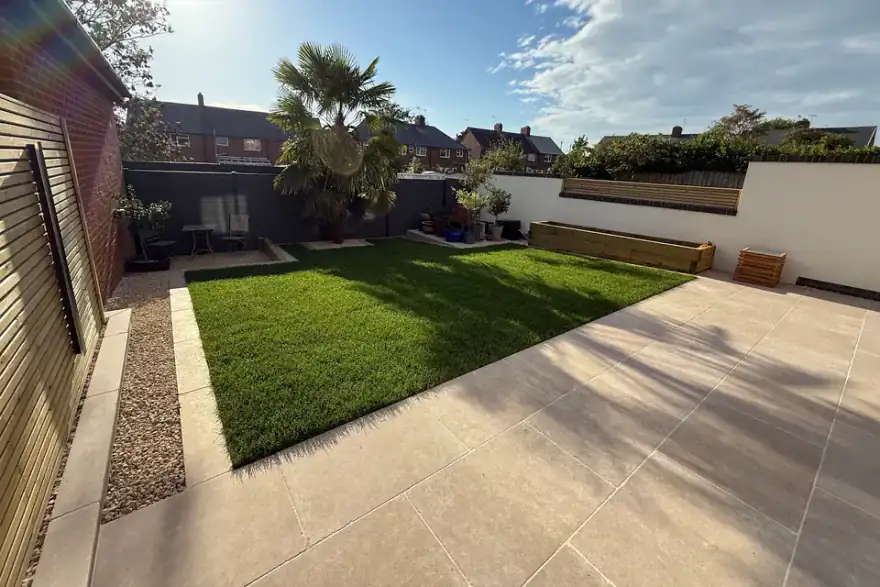 Artificial grass installation by Coppermill Landscapes