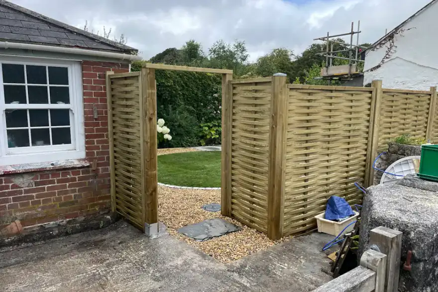 Artificial grass installation by Cornwall Garden Landscaping Ltd