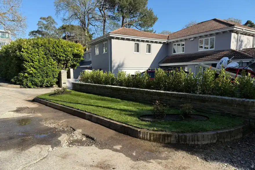 Artificial grass installation by Country Estate Grounds