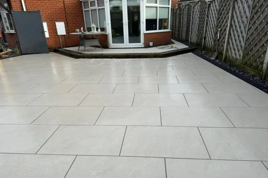 Artificial grass installation by Creative Gardens