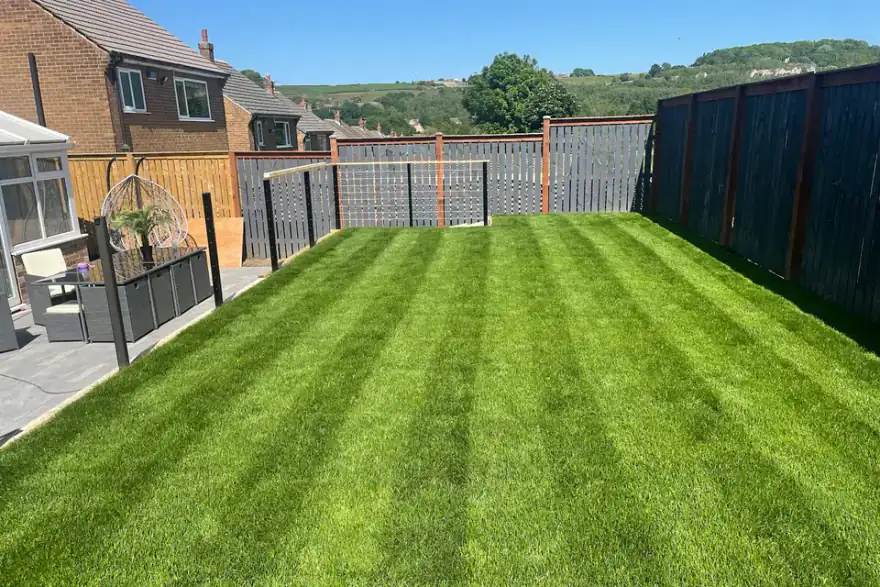 Artificial grass installation by Creative Landscapes Yorkshire