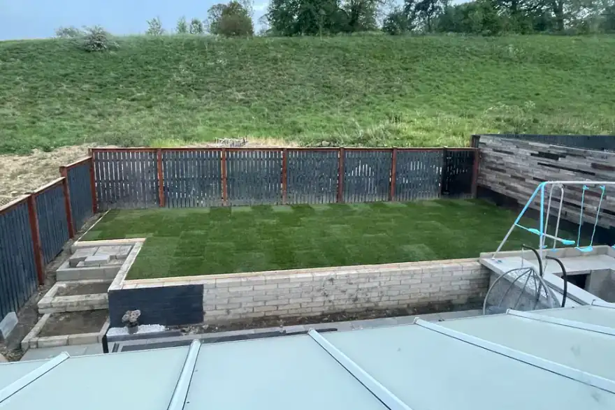 Artificial grass installation by Creative Landscapes Yorkshire