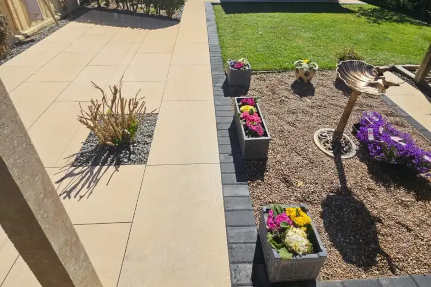 Artificial grass installation by Creative Vision Building and Landscapes