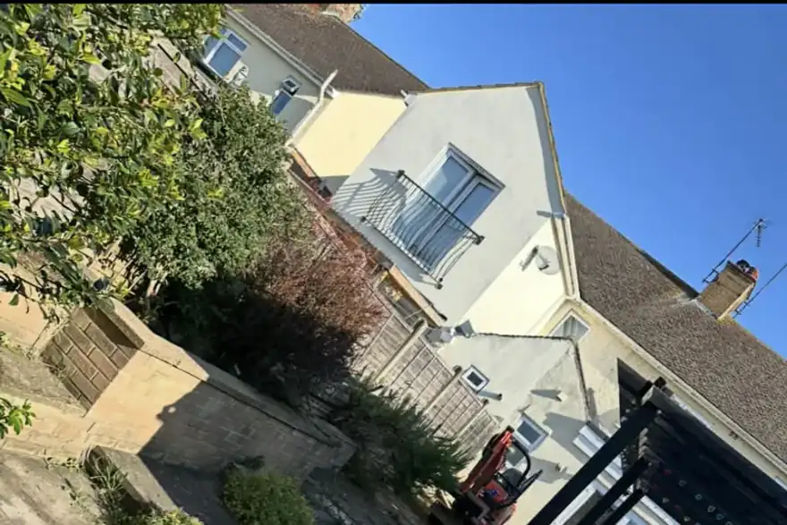 Garden before landscaping