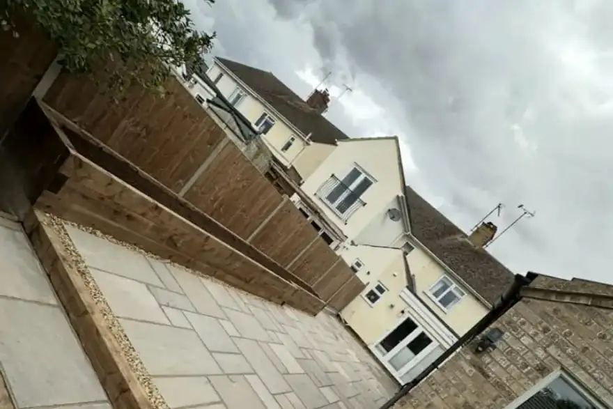 Garden after landscaping