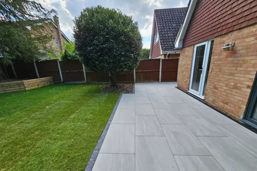 Artificial grass installation by D. Knight Landscapes