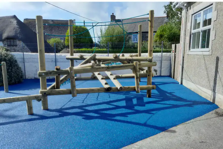 Artificial grass installation by DCM Surfaces