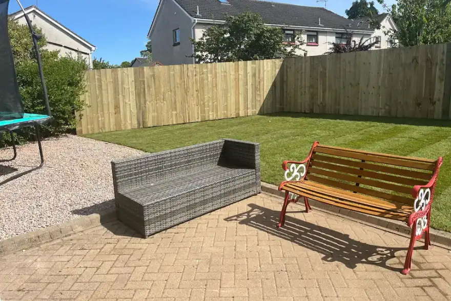 Artificial grass installation by Deeside Landscapes