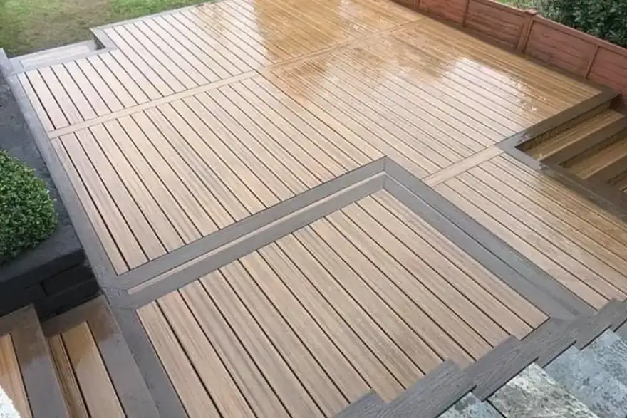 Artificial grass installation by DEkIT Home and Garden Services Ltd