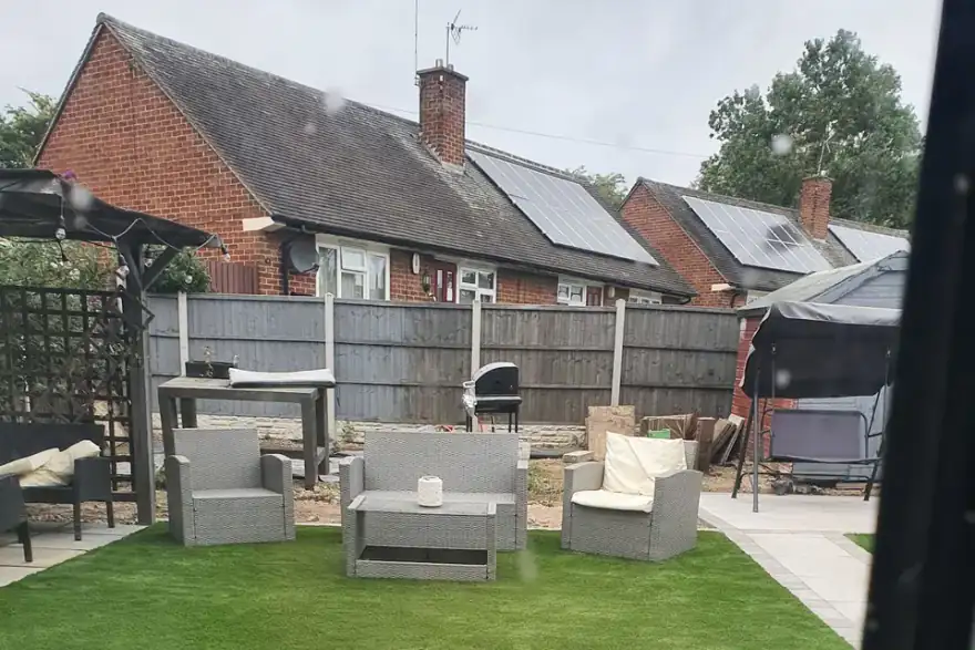 Artificial grass installation by Derby Artificial Grass