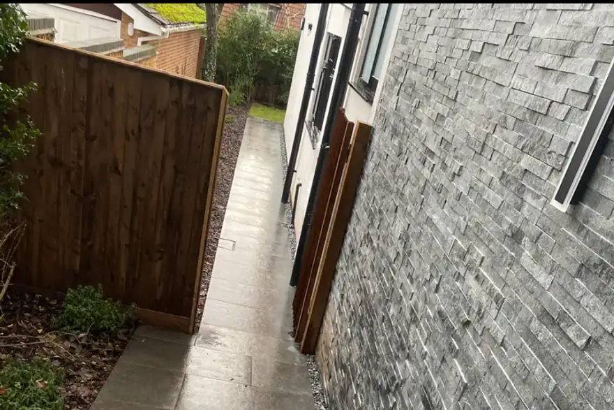 Artificial grass installation by Devon Landscaping