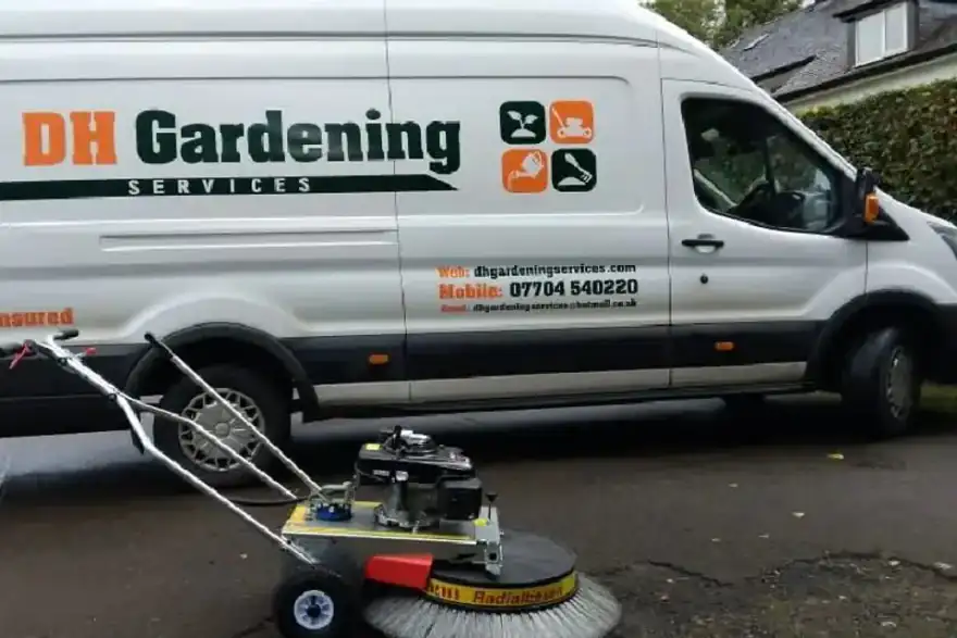 Artificial grass installation by DH Gardening Services