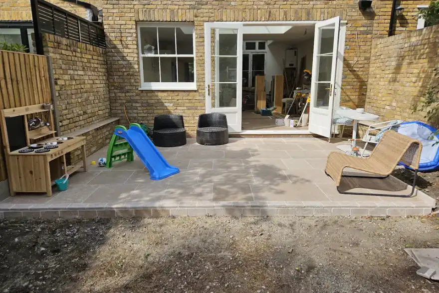 Artificial grass installation by DIA Team Gardeners