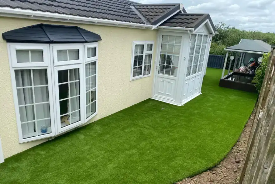 Artificial grass installation by Diamond Artificial Grass