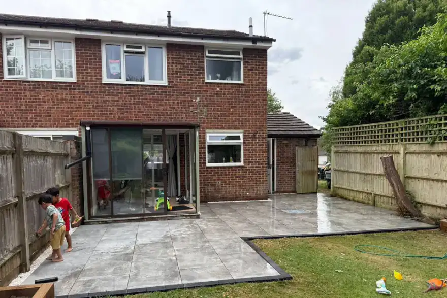 Patio & Fence Combination