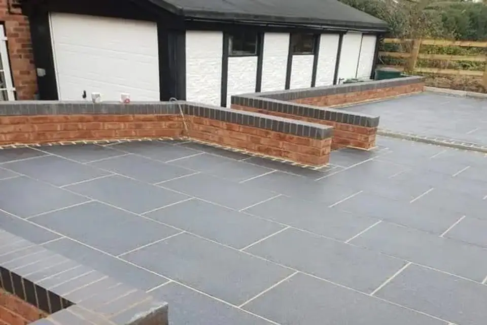 Artificial grass installation by D J Z Drive Ways & Landscaping LTD
