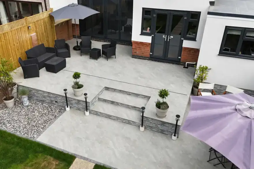 Artificial grass installation by Coventry's garden design and landscaping specialists