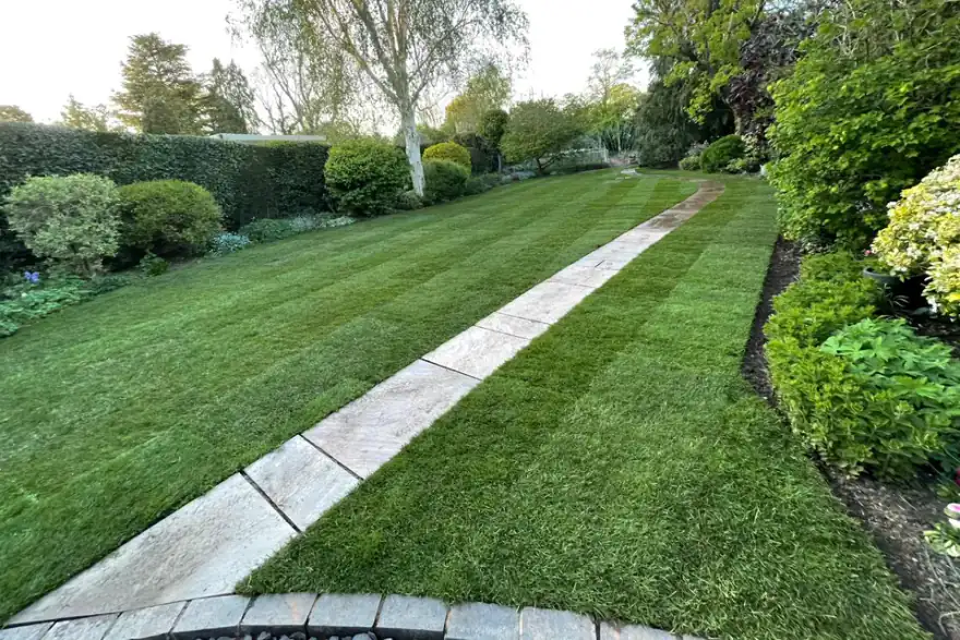 Artificial grass installation by Coventry's garden design and landscaping specialists
