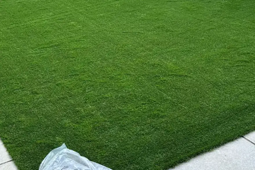Artificial grass installation by DR Landscaping & Fencing