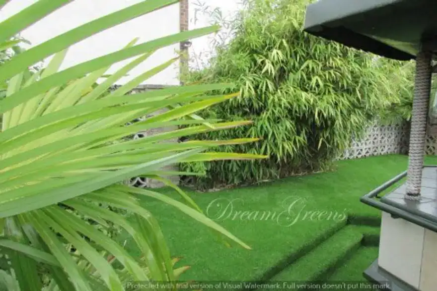 Artificial grass installation by Dream Greens