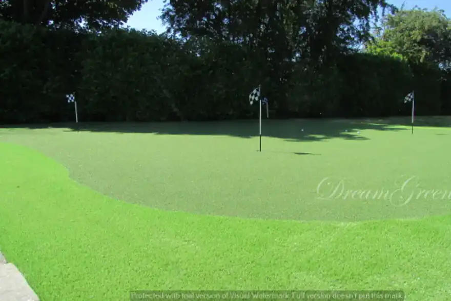 Artificial grass installation by Dream Greens