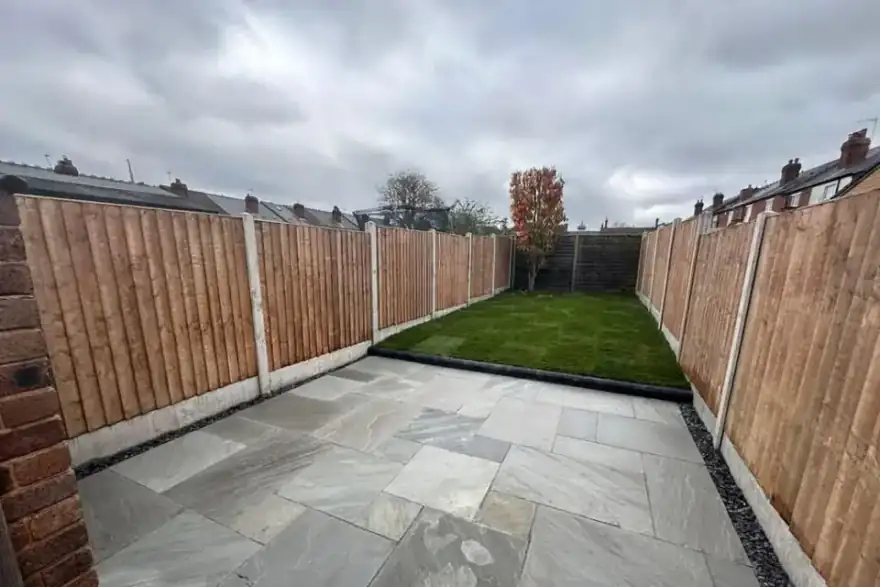 Artificial grass installation by Drivetech Patios & Landscaping LTD