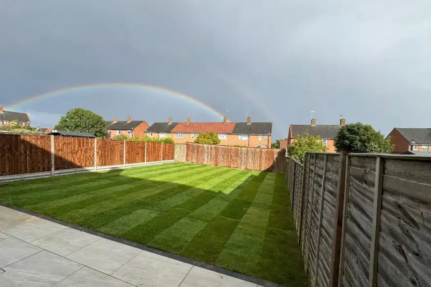 Artificial grass installation by DTSS Landscapes