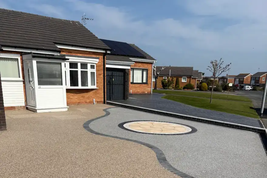 Artificial grass installation by DW Contractors | Landscaping North Wales | Paving | Driveways