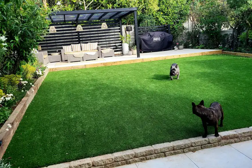 Artificial grass installation by Easigrass Birmingham