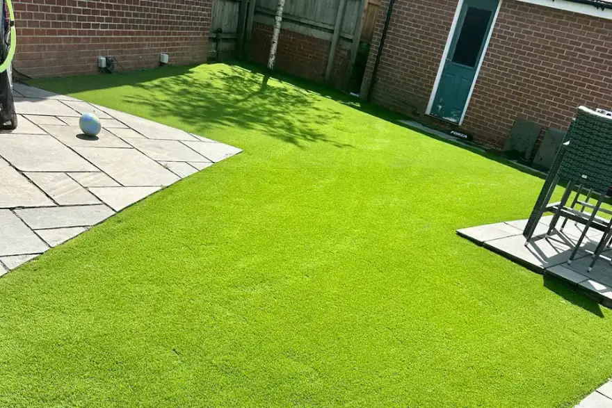 Artificial grass installation by Easigrass Lancashire