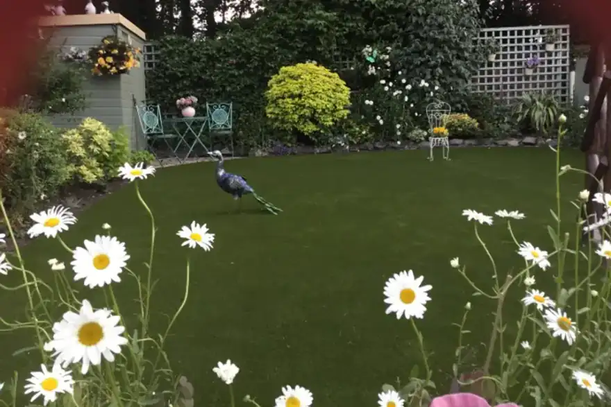 Artificial grass installation by Easigrass London HQ