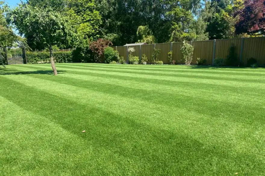 Artificial grass installation by East Yorkshire Artificial Lawns