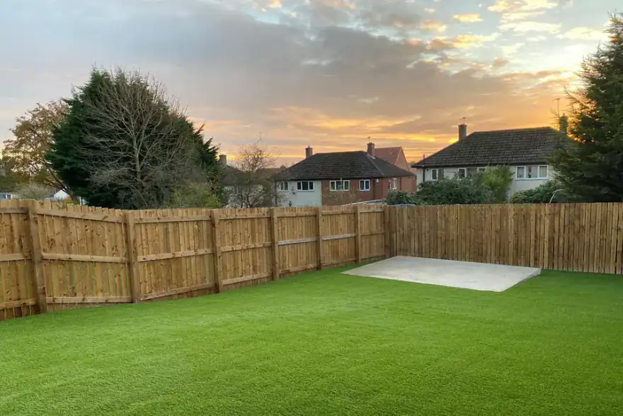 Artificial grass installation by East Yorkshire Artificial Lawns