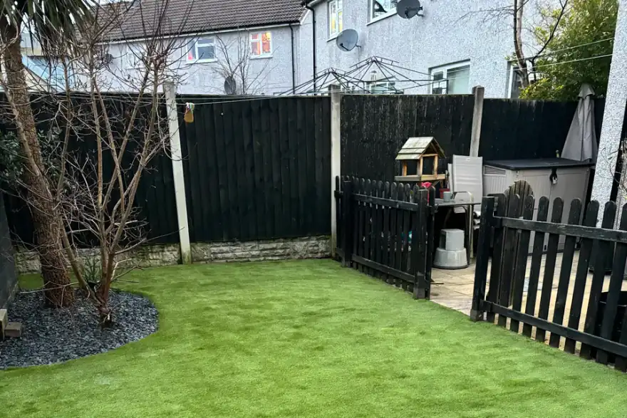 Artificial grass installation by Easy Grass UK